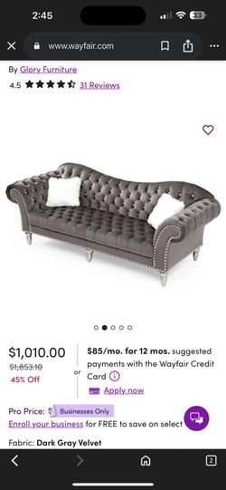 Velvet Sofa
