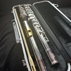 Jupiter Student Flute Silver With Gold Mouth Piece
