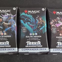 Set of 5 (1 of Each) Commander Deck Tarkir Dragonstorm TDM MTG