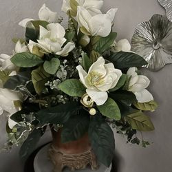 Magnolias Artificial Flowers Bouquet 