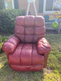 Burgundy Recliner