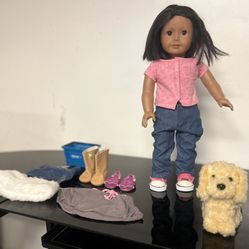 American Girl Doll With Accessories 