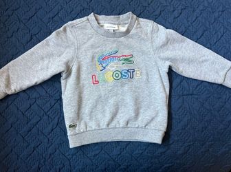 Toddler Boys Lacoste Sweatshirt Size 2T