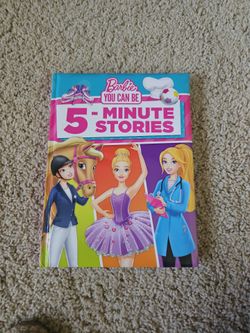 NEW BARBIE 5 MINUTE STORIES BOOK
