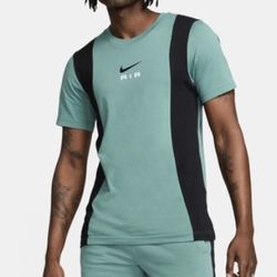 Nike Air Bicoastal Green Short-Sleeve Top Men’s Size XL New! 
