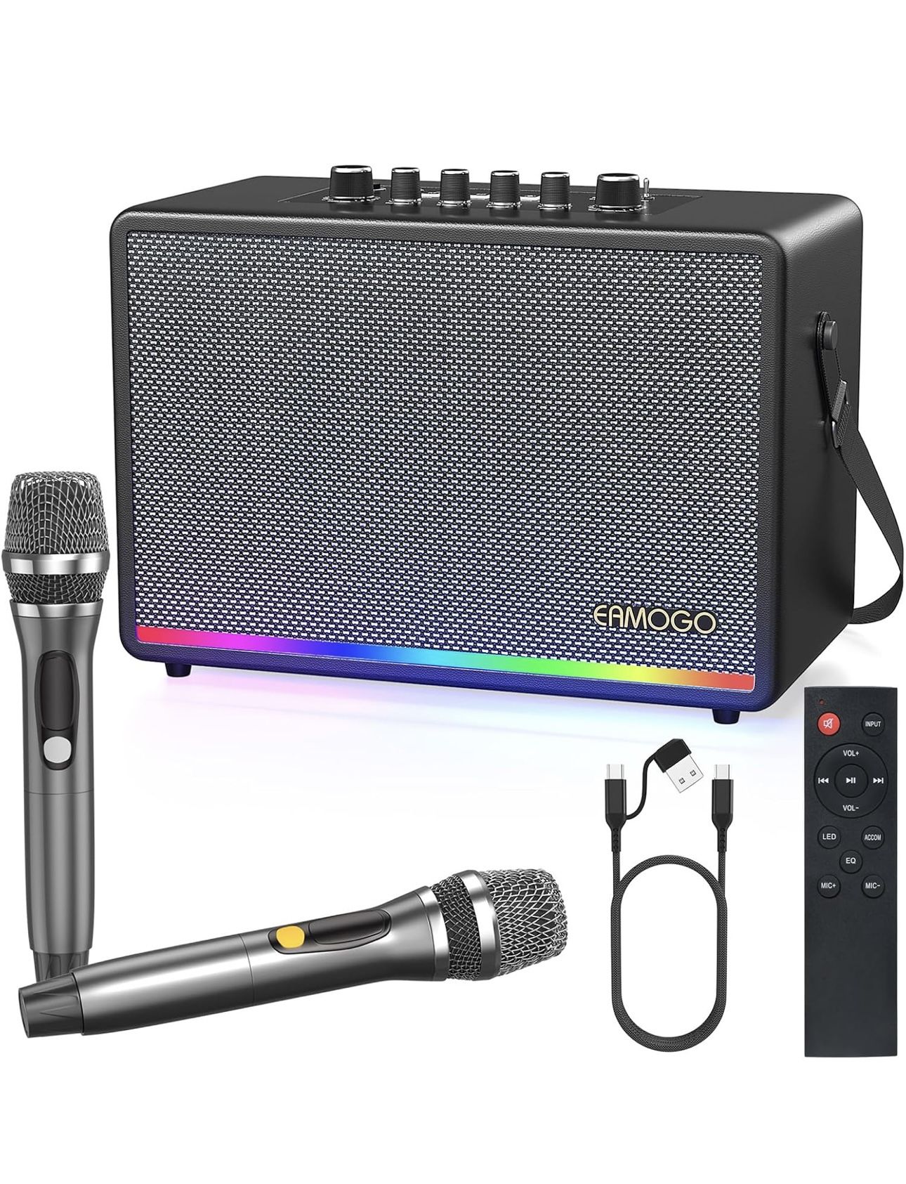 Brand New Portable Karaoke Machine Black