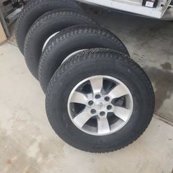 265/70/17 Michelin Tire And Rim Set