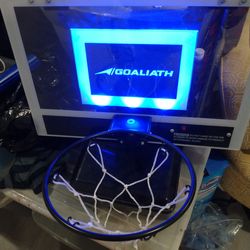 Over Door Mini Basketball Hoop with light
