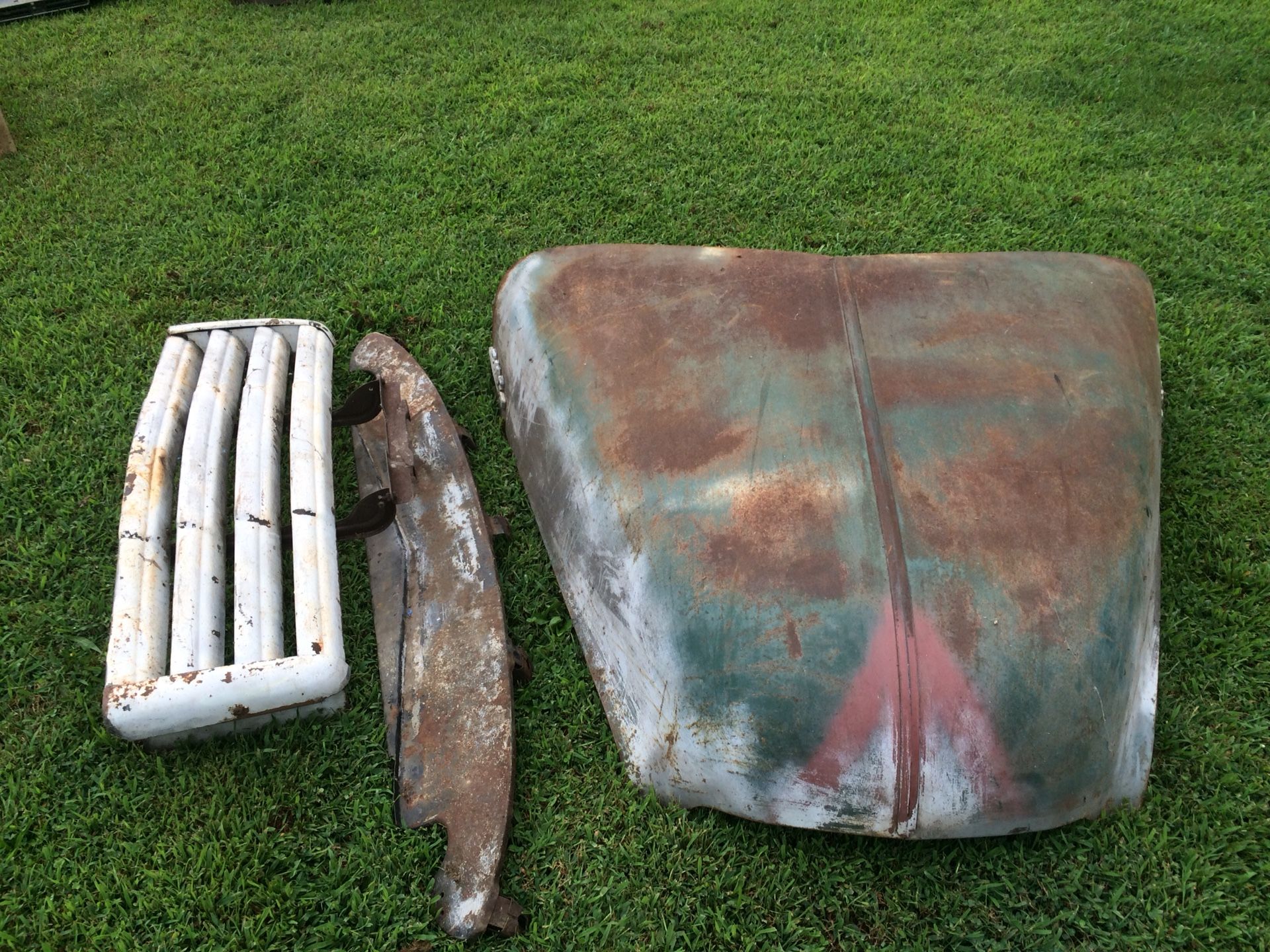 1949 gmc truck Arizona hood grill n pan