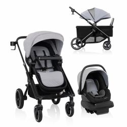 Evenflo Transformer Stroller to Wagon Travel System