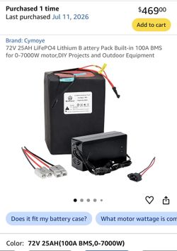 BTR battery Has Zero Cycles Brand New