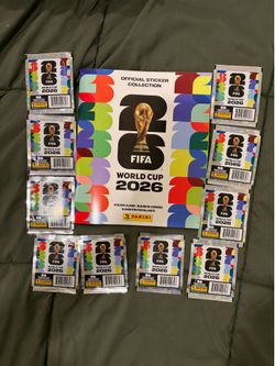 FIFA 2026 panini album & 10 packs sticker