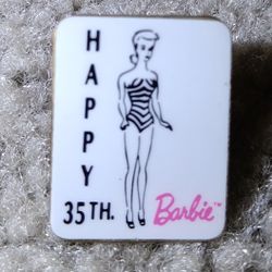 Barbie 35th Anniversary Collectors Pin