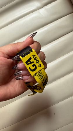 Sunday Aftershock GA Wristband
