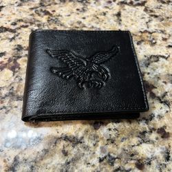 Men's  Leather 3D Eagle  Wallet Leather Card Holder 