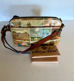 Patricia Nash Paris Postcard Crossbody Bag