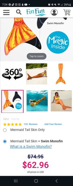 Fin Fun Mermaid Fin & Monotail