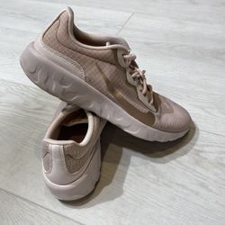 Rose Gold Nike Running Shoes 