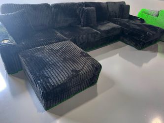 New black sectional