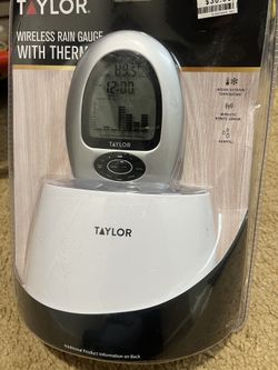 Wireless Rain Gauge With Thermometer