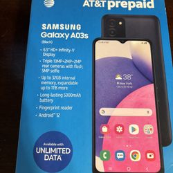 Samsung A03s  Prepaid Att Phone 