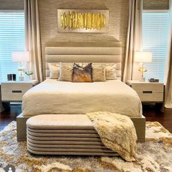 Tufted Bed Sale! Delivered Today! 0 Money Down! No Credit Check!