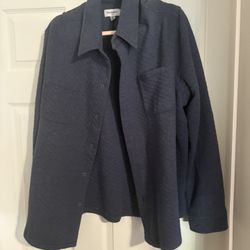 Men’s Button-Up Sweatshirt Size XXL