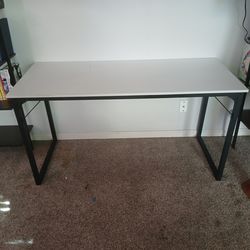 White ikea table