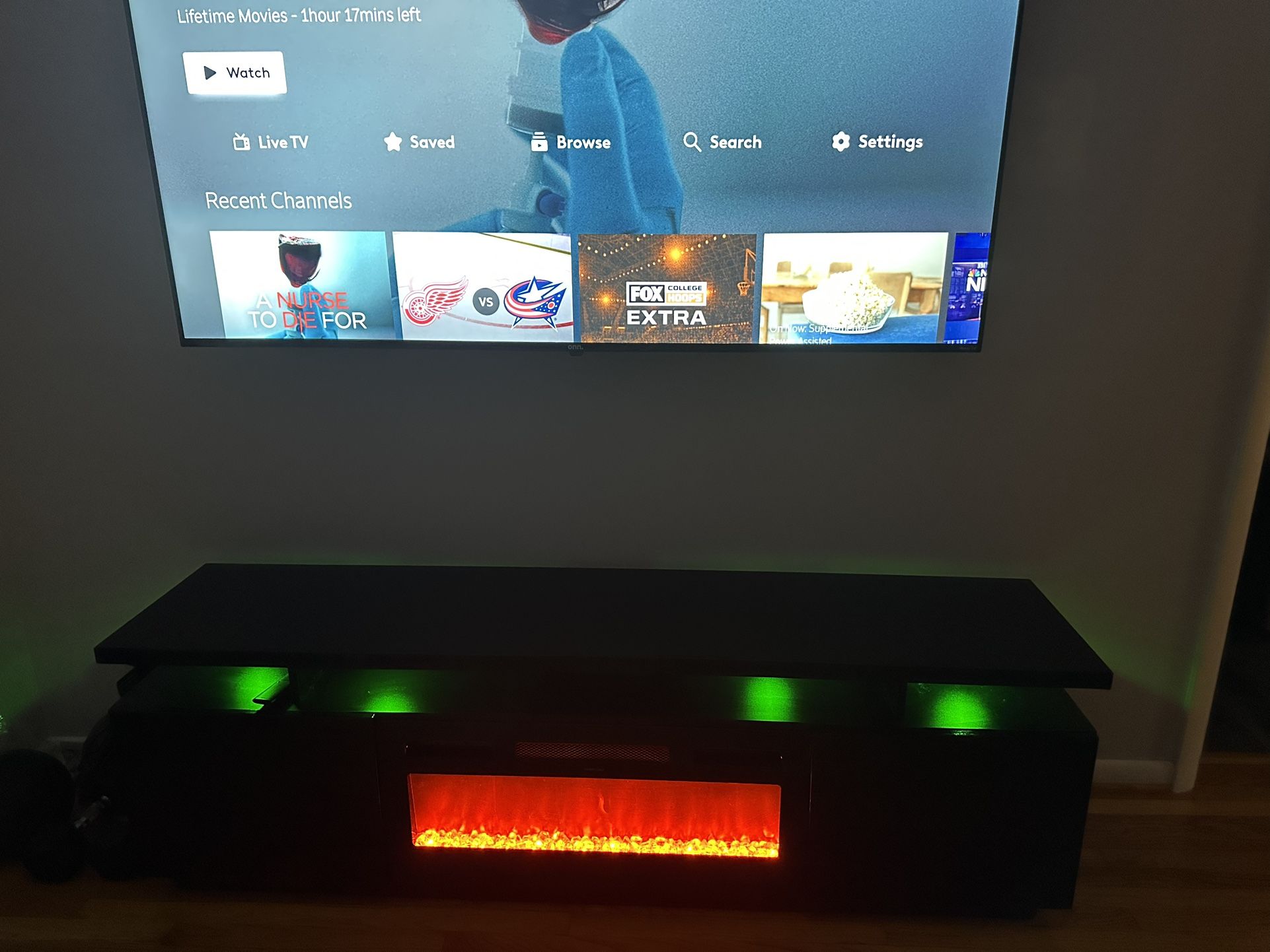 Burkard 78” Electric Fireplace