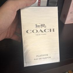 COACH NEW YORK PLATINUM FOR MEN 3.3 FL oz / 100 ML Eau De Parfum Spray Sealed