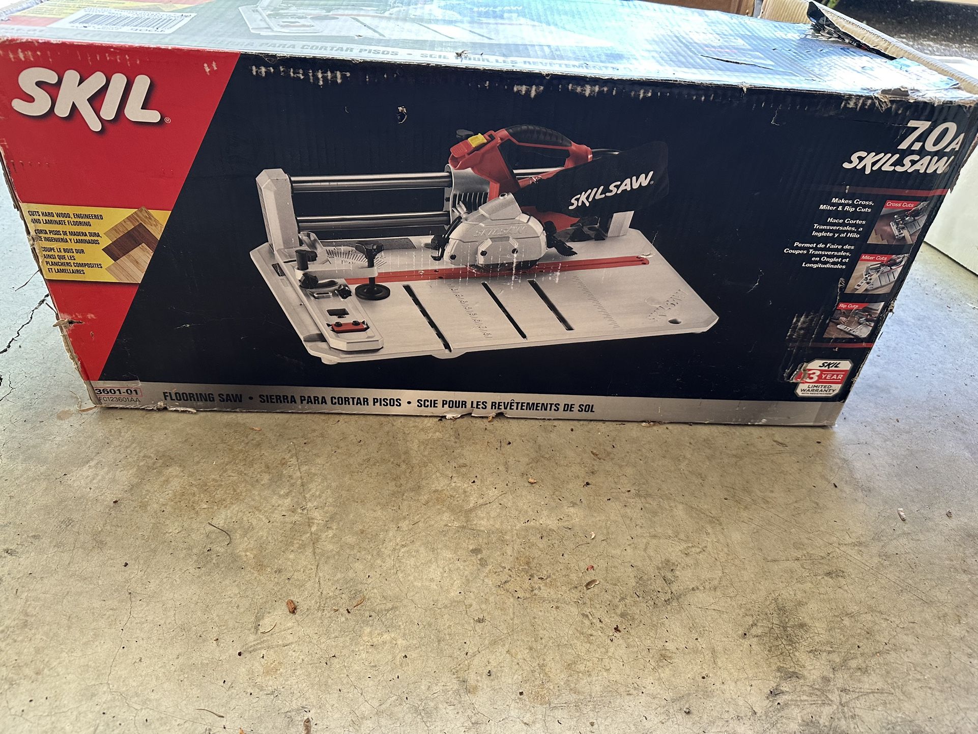 Flooring Saw - With A New Blade