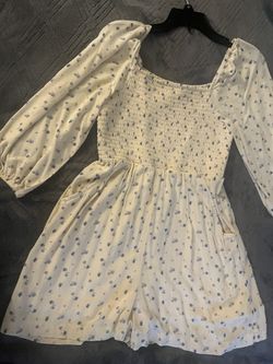 American Eagle Floral Shorts Romper