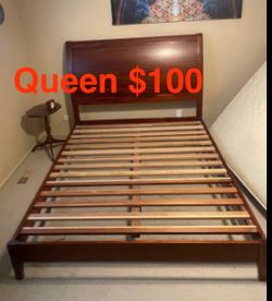 Queen bed frame