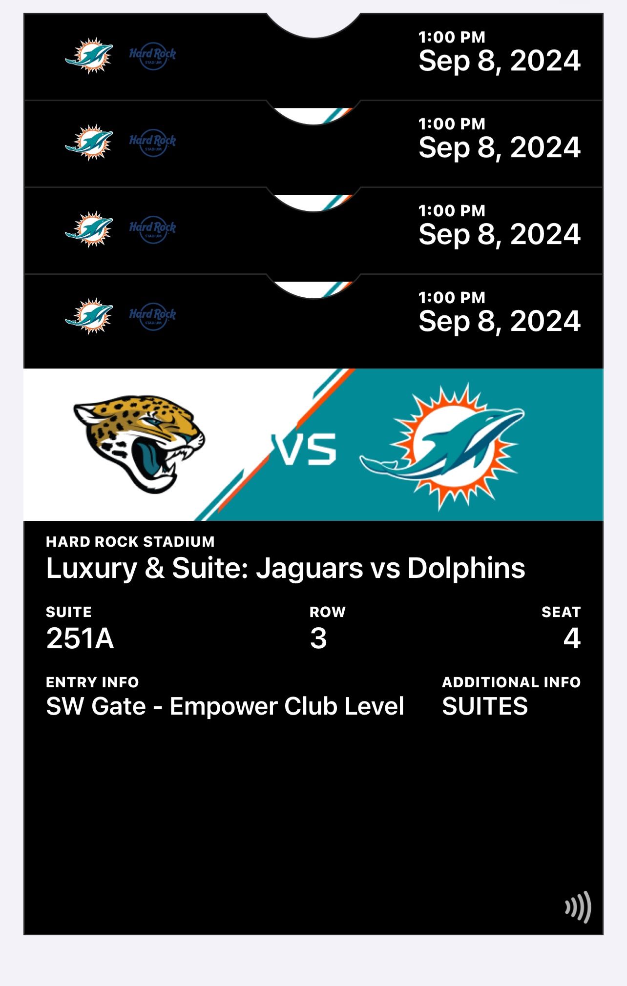 Miami Dolphins Tickets