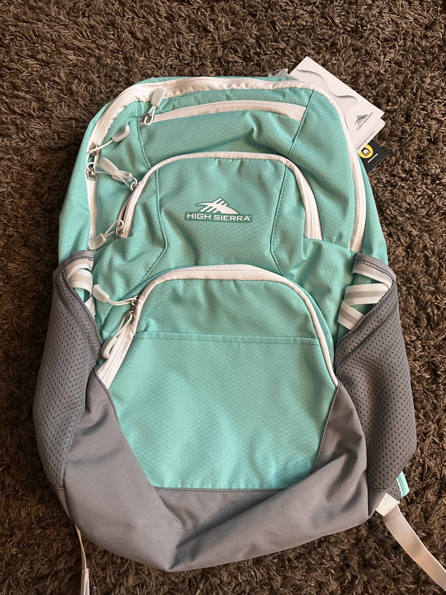 High Sierra Back Pack Teal 