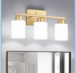 Gold Bathroom Vanity Light Fixture
