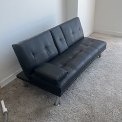 Leather Futon/couch