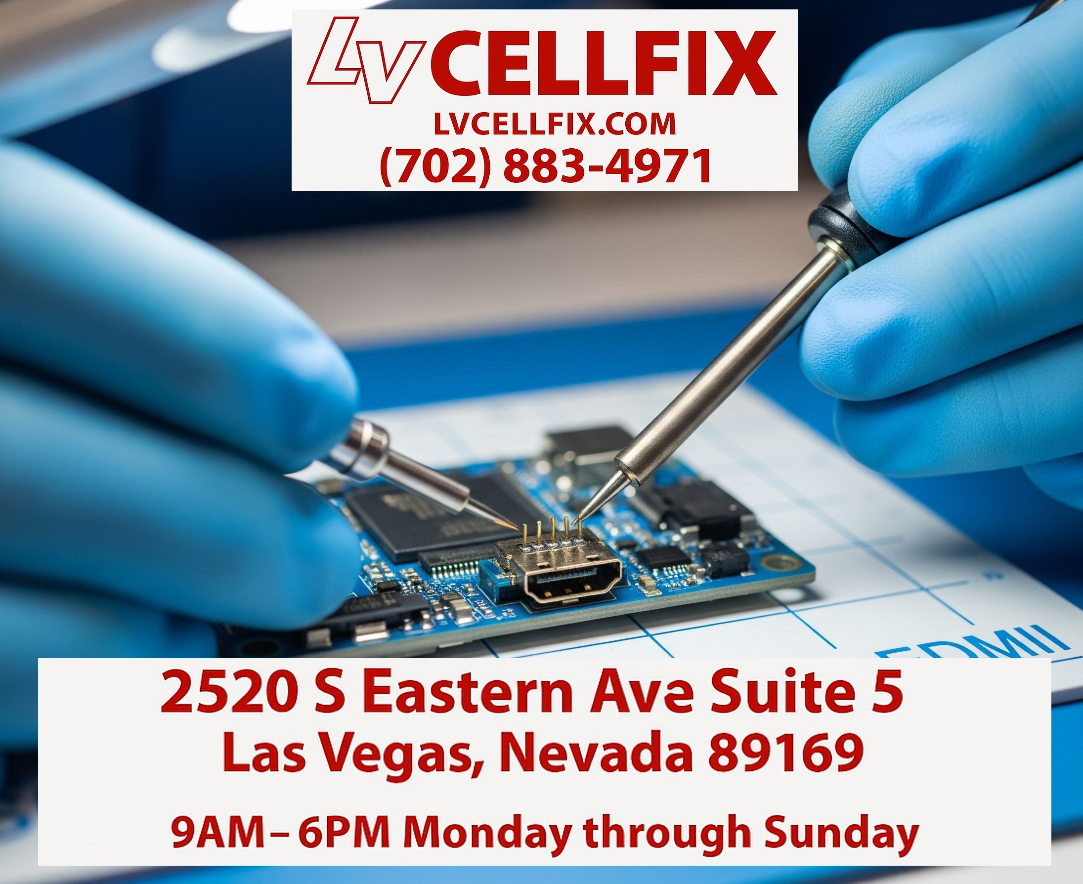 HDMI Port & Micro Soldering Repair (Game Consoles, Laptops, or TVs)