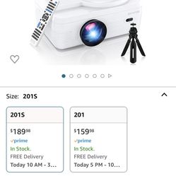 201S Projector Super Nice Brand new In Box 📦 Built-In DVD Player 