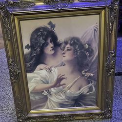 vintage Picture In Frame