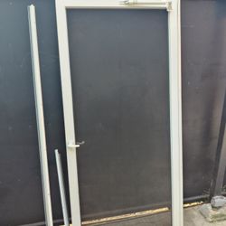 36 Inch Wide Mesh Screen Door With Frame