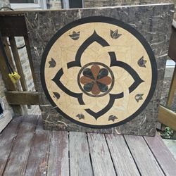 Laser Cut Rosetta Marble 36x36 3/4 Inch Thick