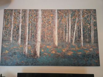 Painting Of A Forest 60x36