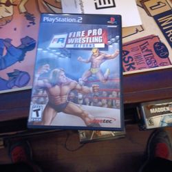 Ps2 Fire Pro Pro Wrestling -complete