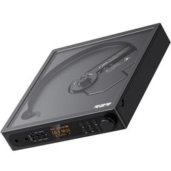 FiiO DM15 Portable Stereo CD Player with True 24Bit R2R DAC, 1150mW+1150mW High-Power Output, aptX Adaptive Bluetooth Transmitter, 24 Sound Presets, U