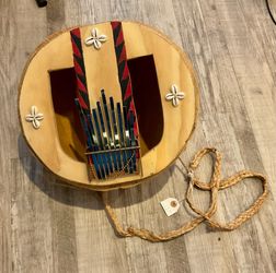 African Ubo-Aka 9-Stave Lamellaphone/“Thumb Piano”