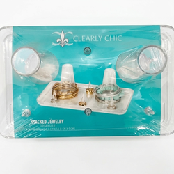 Stacked jewelry organizer