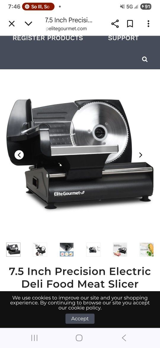 Ultimate Precision Electric Deli Food Meat Slicer