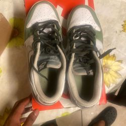 Men nike dunk low green beam