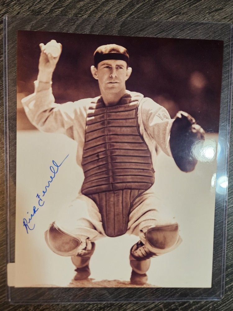 Signed Rick Ferrell Boston Red Sox 8x10 Photo Autograph MLB Baseball Picture Auto